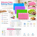 Custom Logo Easy Release Reusable Silicone Cake Baking Mould OEM ODM Baking Mold with Private Label Packaging