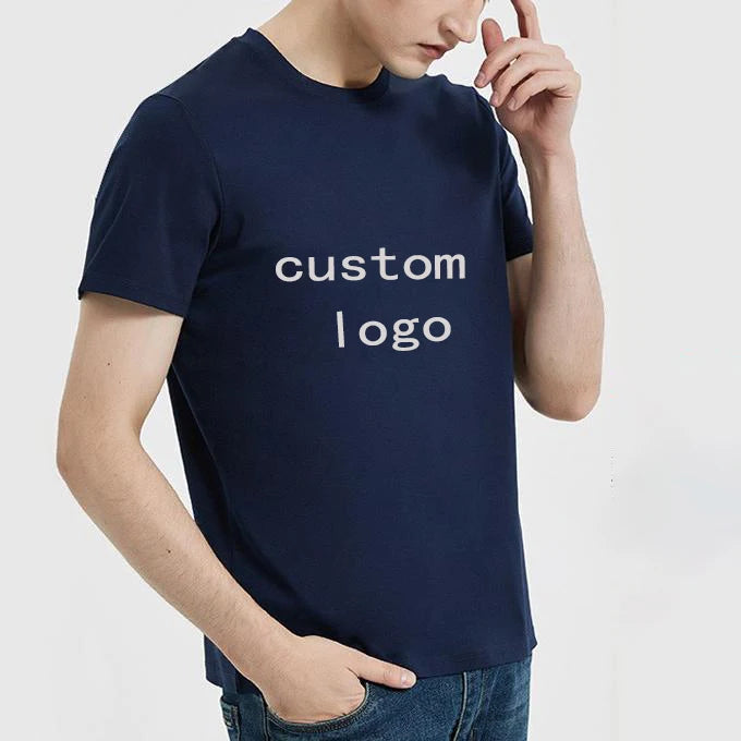Men's 100% Cotton Summer Sport T-Shirt Short Sleeve Knitted Clothes with Digital Printing Printed T-Shirts for Men