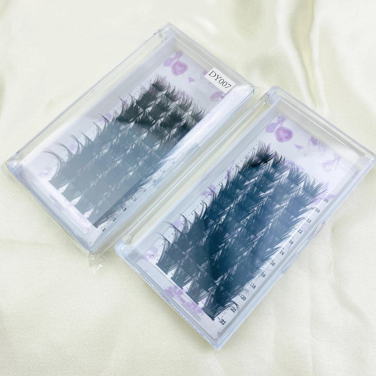 Individual Cluster Eyelash Private Label Custom Box DIY Eyelash Extension with Soft Band Diy Cluster Lash Kit