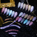 Rainbow Diamond Color UV Led Painting Line Gel Nail Polish Holographic Soak Off UV Gel Nail Polish for Nail Salon