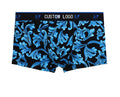 Men's Mid-Rise Disposable Breathable 200 GSM Knitted Fabric Solid Color Boxers Briefs Popular Private Label Heat-Transfer