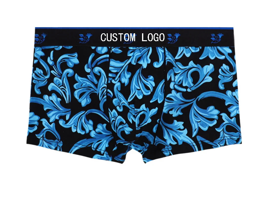 Men's Mid-Rise Disposable Breathable 200 GSM Knitted Fabric Solid Color Boxers Briefs Popular Private Label Heat-Transfer