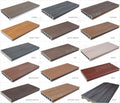 2 Faces Different Color  WPC Wood Plastic Composite Decking Exterior Flooring Co-extrusion Grey Jade IPE ELM EU US Top Quality