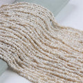Natural White 4-5mm Keshi Freshwater Pearl Strands Grade a 12g 2 Strand MOQ for Jewelry Making