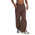 2024 Latest Straight Jeans Quality Heavy Denim Jeans Slim Fit Brown Jeans for Men