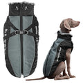 Wholesale Reflective Fur Collar Warm Winter Dog Clothes Vest Windbreaker Pet Jacket Coat with Harness for Medium Large Dogs