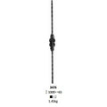 Ornamental Wrought Iron Components Hammered Metal Balusters for Staircase Railings Handrail Balustrade Gate Fence Parts