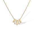 Future Angel Women's Gold-Plated Stainless Steel Classic Cute Fashion Bear Pendant Necklace Clavicle Chain for Anniversary