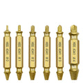 6pcs Damaged Screw Extractor Drill Bit Set Easily Take Out Broken Screw Bolt Remover Stripped Screws Extractor Demolition Tools