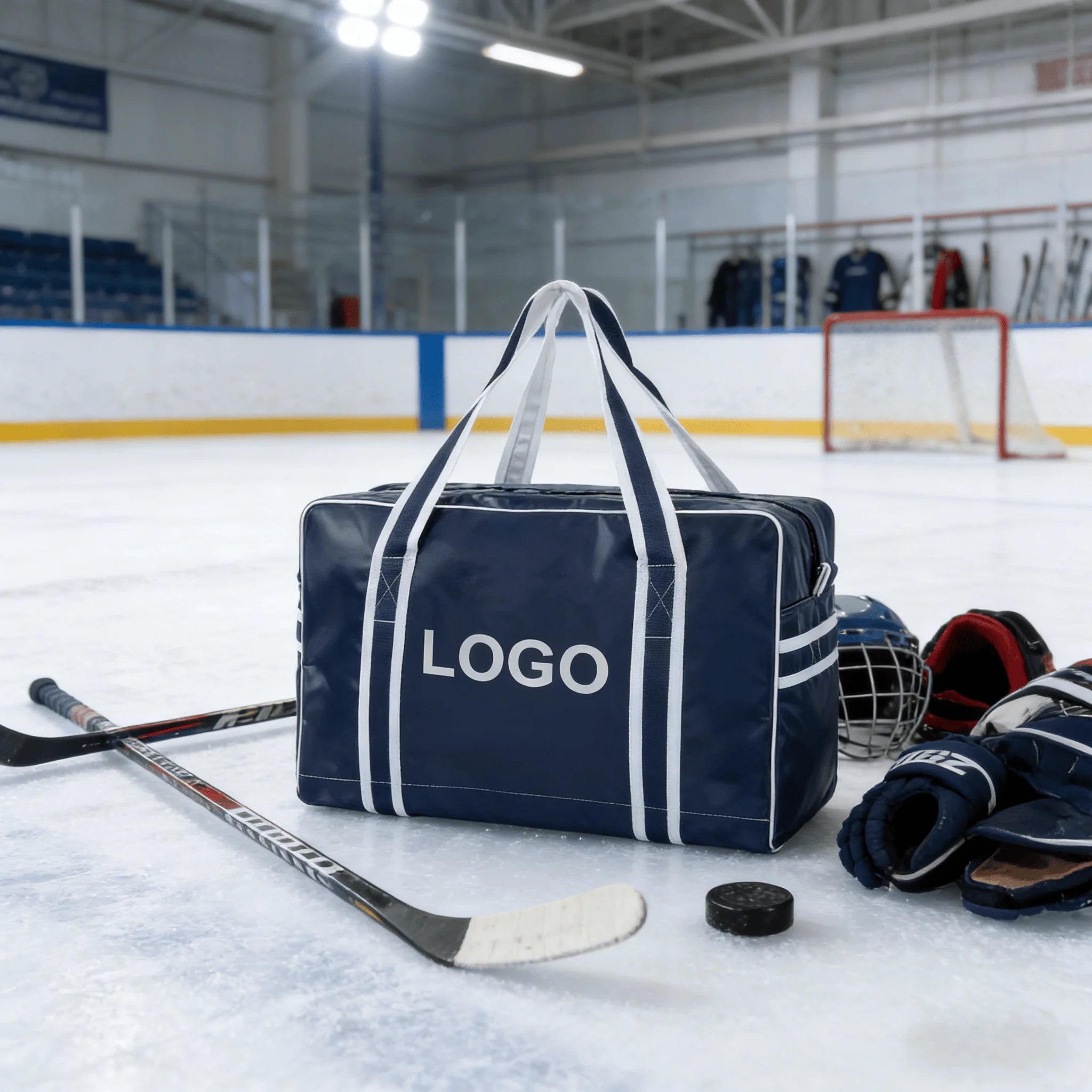 Pro Ice Hockey Equipment Bag | Custom Durable Heavy-Duty Tarpaulin Gear Bag for Players