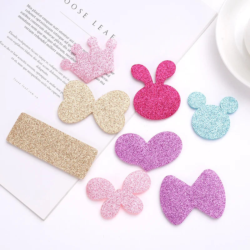 4Pcs Women Girls Solid Color Bangs Magic Paste Posts Hair Sticker Clip Tape Fringe Hair Bang Patch Hair Styling Tools Accessory