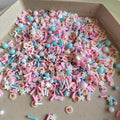 Cute Miniature Clay Sets Kawaii Decor Charms 1kg Packing Custom Polymer Beads Mixed Rainbow Candy Beads