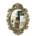 TIMMONSI TKM-229 Luxury Gold Modern Round Copper Decorative Wall Mirror for Living Room Home Furniture