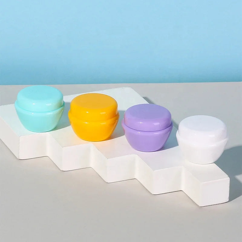 Low MOQ 10g Mushroom Cosmetic Jar for Handcrafted Beauty Products Eye Creams Lotion PP Face Cream Jar