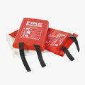 Fiberglass Electric Car Fire Blanket Metal Box Fire Retardant Pad for Fire Fighting