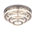 Crystal Chandelier Led Lamp Ceiling Lights 3 Layers Luxury Chandelier Pendant Lights Modern Home Living Room Lighting