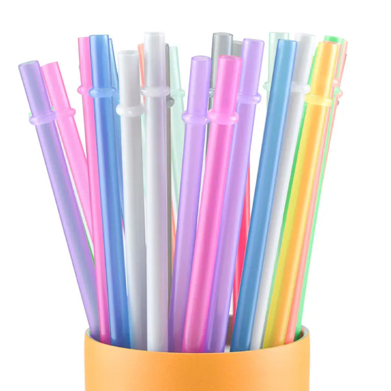 OEM Reusable Bpa Free bar Eco Plastic Colored Drinking Straws
