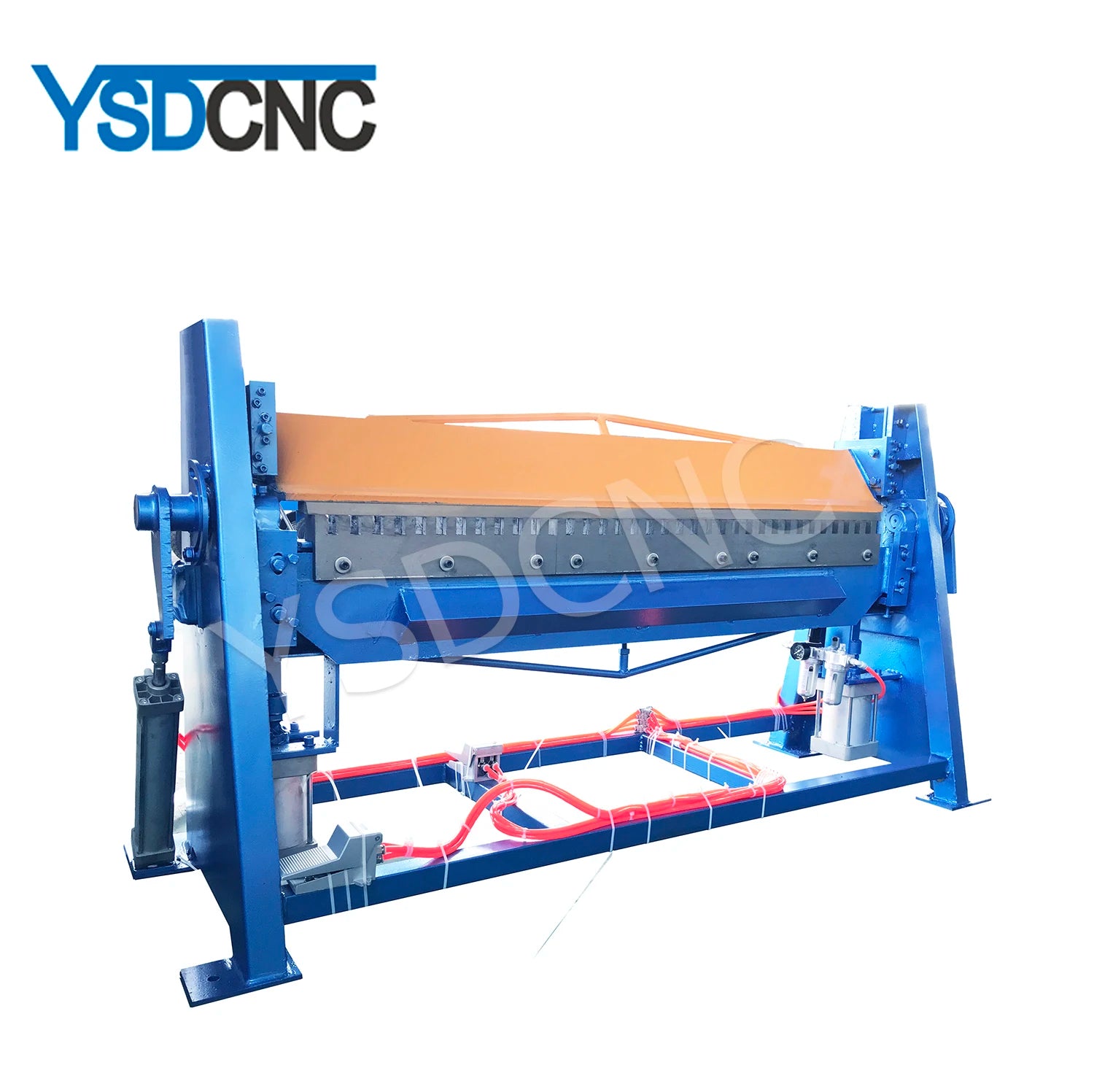YSDCNC  High Selling 1.5 *2500 Hvac Duct Pneumatic TDF Galvanized Steel Folding Machine