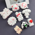 Cartoon Series Shape Bear Rabbit Panda Rice Ball Pinch Silicone Mold Resin Mold