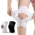 KS-2180#Compression Knee Support With Air Mesh Fabric Knee Straps Absorbent Cloth Knee Brace With Support bar