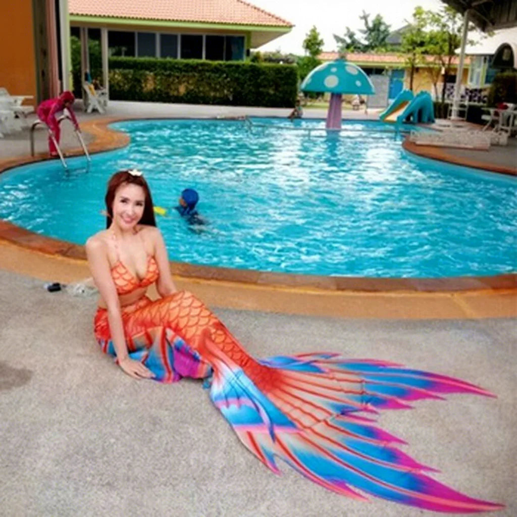 Women's Mermaid Tail swimsuit with Quality Assurance Mermaid Course