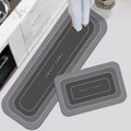 Wholesale Modern Simple Style Kitchen Floor Mats Foot Mats Entrance Door Dirt-resistant Non-slip Mats 40x120cm
