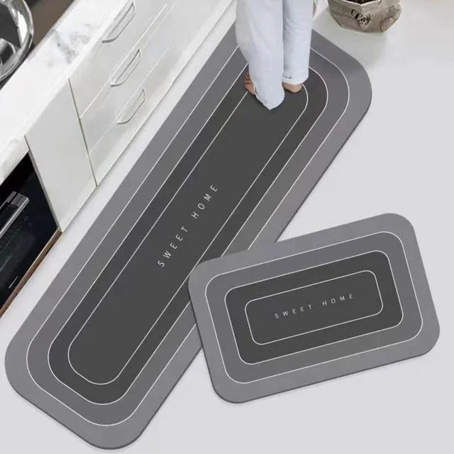 Wholesale Modern Simple Style Kitchen Floor Mats Foot Mats Entrance Door Dirt-resistant Non-slip Mats 40x120cm