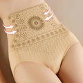 High Waisted Summer Thin Seamless Women's Tummy Briefs Hip Lifting Tummy Controlling Body Shaping Plus Size Underwear for Women