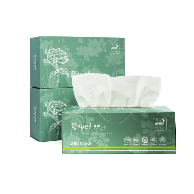 Oem Cleaning Skin-Friendly Wholesale Cleancare Facial Box Tissue Softcare Facial Tissue Facial in Bulk