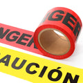 Barricade Danger Ldpe Orange Safety Caution Hazard PE Warning  Detectable Adhesive Tape Roll Caution Tape Red & White Yellow