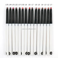 Wholesale Make Your Own logo Retractable Cream Lip Pencil Waterproof Matte 15 Color Vegan Private Label Lip Liner