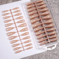 2024 Hot Selling Traceless Nail Tip Half Two Use 240 Pieces Artificial Nail Extension Patch New Design for Nail Salon
