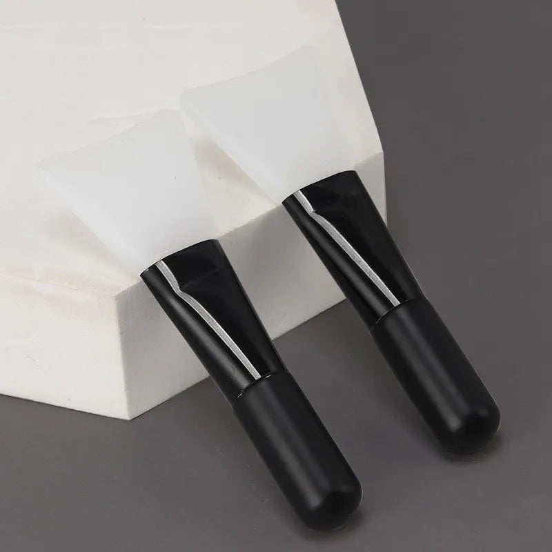 Wholesale Beauty Silicone Mask Brush Care Soft Facial Mud Mask Brush Applicator Spatula Facial Applicator Brush