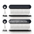 6 in 1 Fishing Float Plug Settling Lure Space Bean Connector Fishing Line Tackle Accessories Black Rubber Fishing Float Stopper