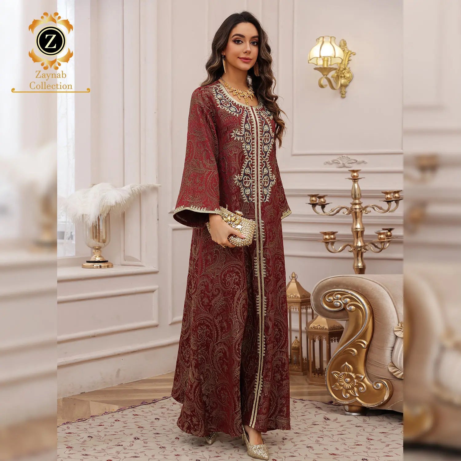 Zaynab Women Muslim Dress Custom Made Black Dubai Abaya Women Muslim Woman Dress Luxury Hand Work Designs Elegant Abaya
