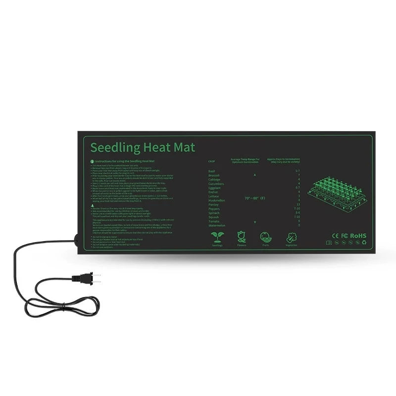Warm Hydroponic Seedling Heating Pad Waterproof for Seed Starting Greenhouse and Germination
