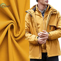 Eco-friendly Softshell Fabric Waterproof Ripstop Custom Lining Plus Fleece Finish Polyester Recycled Softshell Fabric
