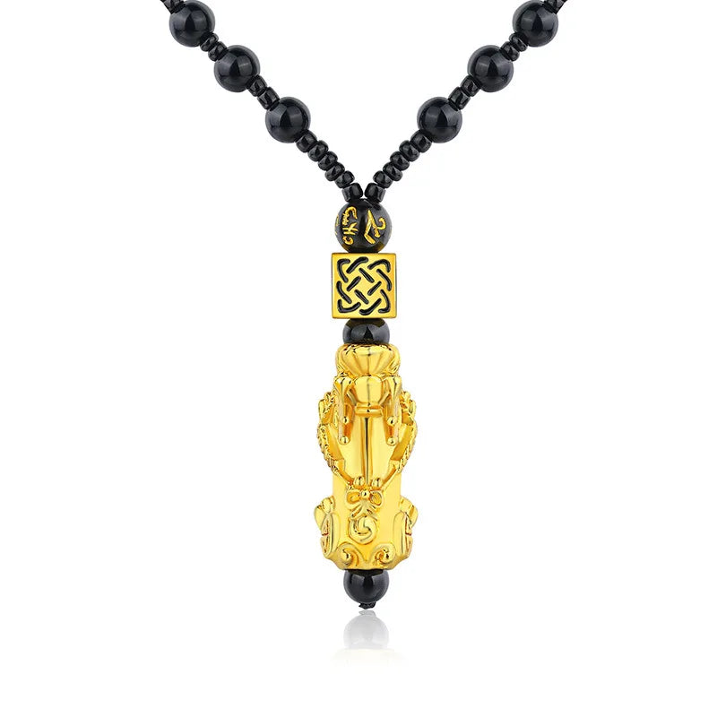 Hot Sale Feng Shui Pi Xiu Pi Yao Necklace Wealth Jewelry for Men Women Dragon Good Luck Necklace