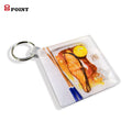 8Point Sublimation Acrylic Material Blank Keychain Single-sided Printing Plexiglass Pendant Personalized Customization