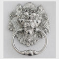 Chinese Big Lion Head Shaped Antique Rose Gold Chrome Zinc Alloy Pull Ring Main Wood Door Handles