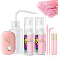Blue Lash Cleanser Kit with Box Custom Boxes for Lash Eye Lash Eyelash Foam Mini Cleanser Bottles 60ml Kit