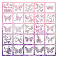 Butterfly Stencils for Kids Painting Reusable Template DIY Craft Art for Painting on Wood Wall Decor
