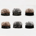 Hot Selling Camouflage Wig Skull Hat Men and Women Streetwear Hip Hop Versatile Brimless Hat