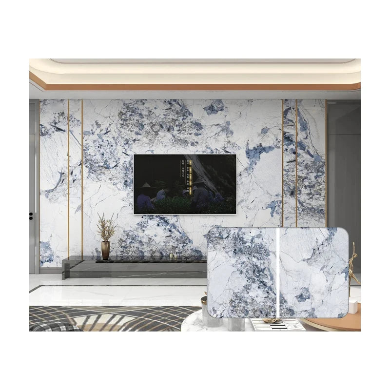Shinny Custom 3D Printed Bamboo Charcoal Wood Veneer Waterproof Fireproof Eco-Friendly WPC PVC Wall Board for Interior Walls