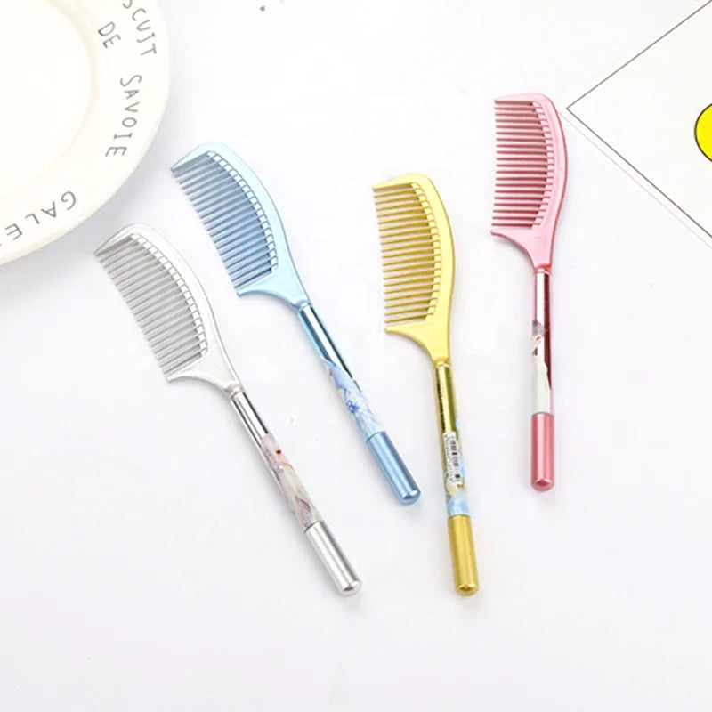 Creative Cartoon Cute Kawaii Comb Kids Play Gel Pen MegaBDM