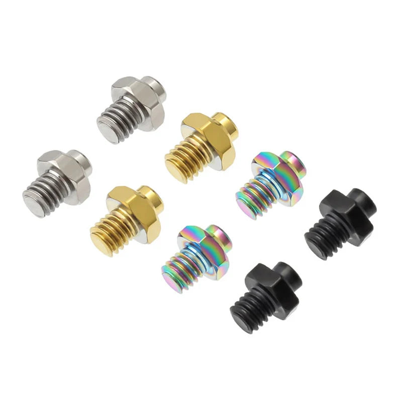 MUQZI M4 Bike Pedal Screws Titanium Alloy Pedal Anti-slip Bolt Nut Road MTB Bicycle Accessories