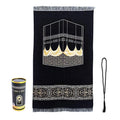 Machine-Made Polyester Islamic Prayer Rug with Different Pattern Washable Home Muslim Prayer Mat for Mosque Use Travel-Friendly