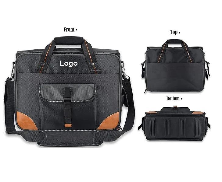 Heavy Duty Large Long Roll up Detailing Bag Working Tote Bag Oxford Cloth Portable Tool Storage Tools Bag for Electricians
