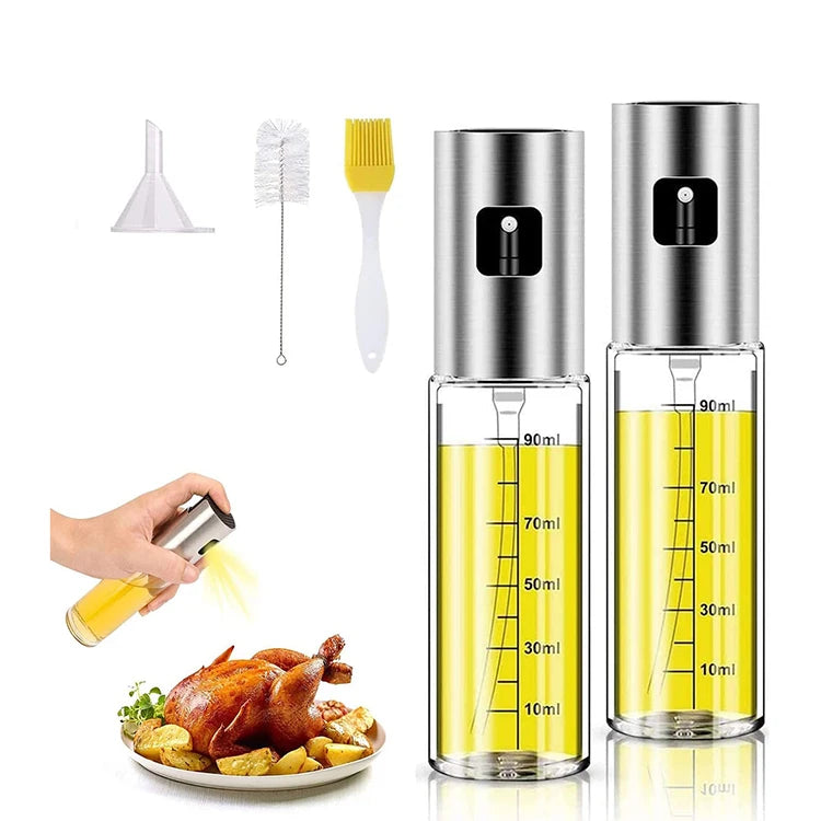 Kitchen Cooking 2 Pack Oil Sprayer Olive Oil Sprayer Dispenser Mister for Air Fryer