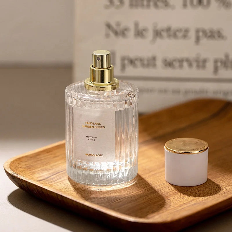 Refillable Perfume Bottle Packaging Custom Luxury clear 30ml 50ml 100ml Perfume Spray Glass Bottle